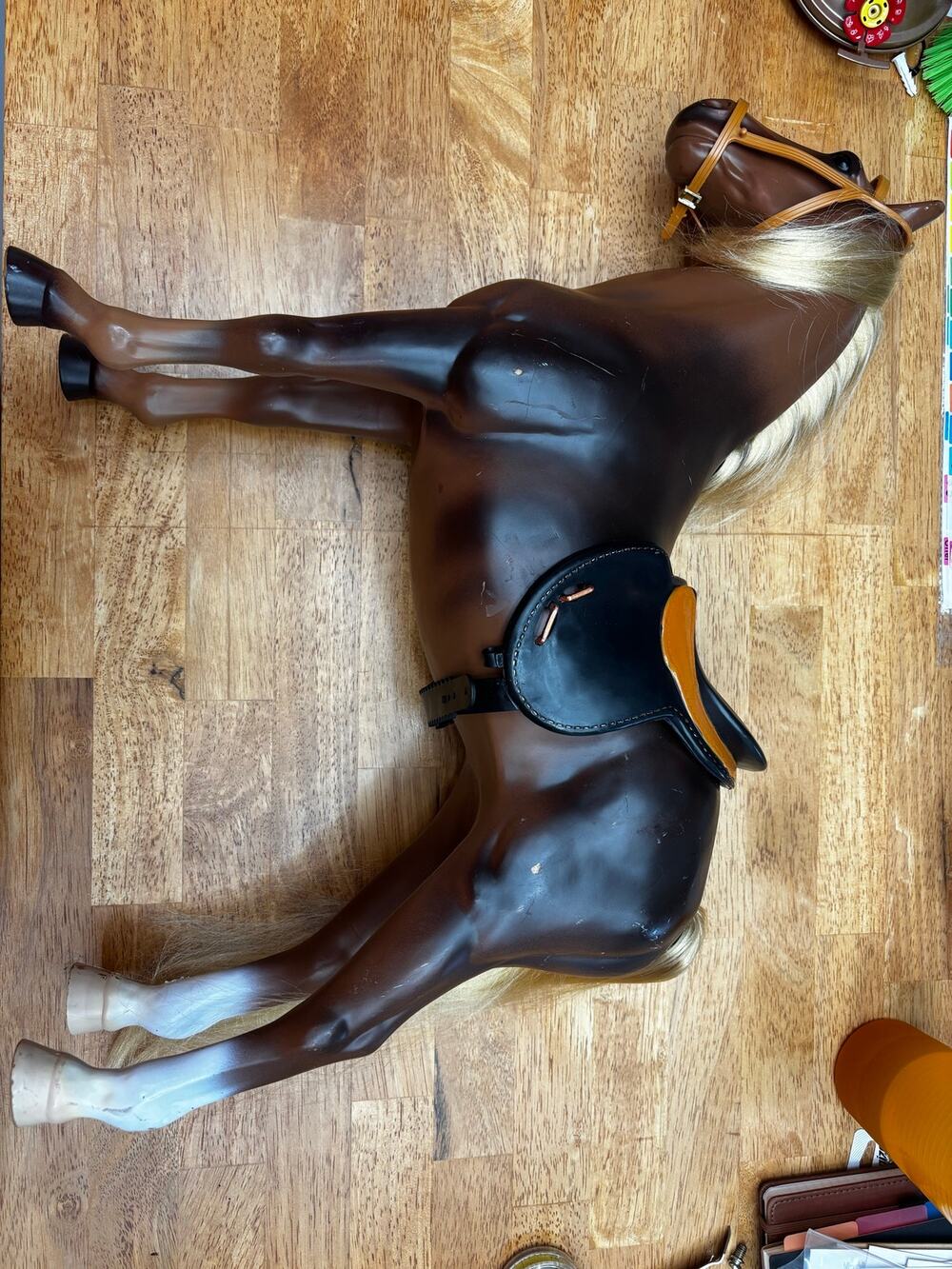 20” Horse with Saddle/Bridle for 18” dolls